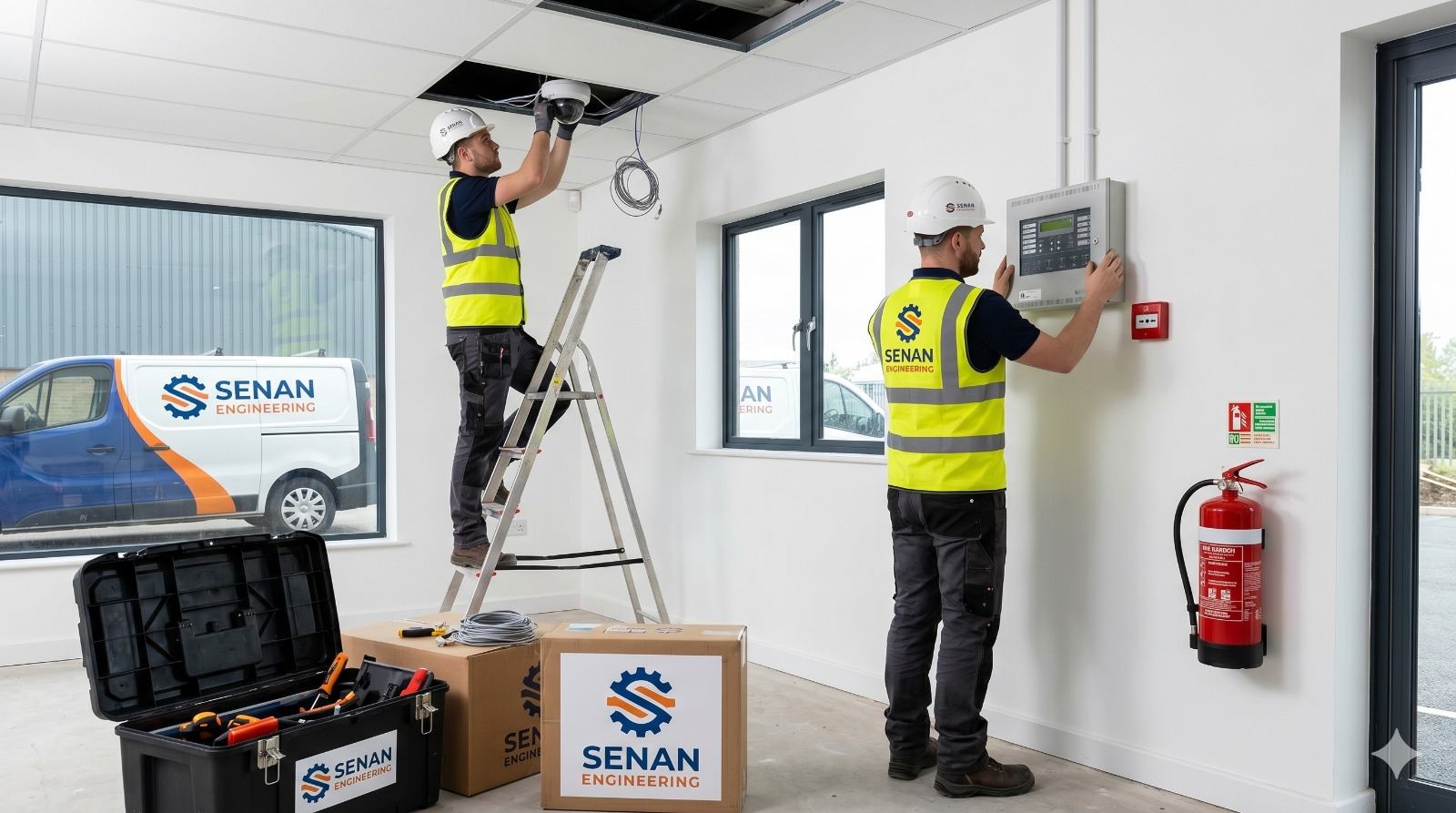 Safety and technical installation work